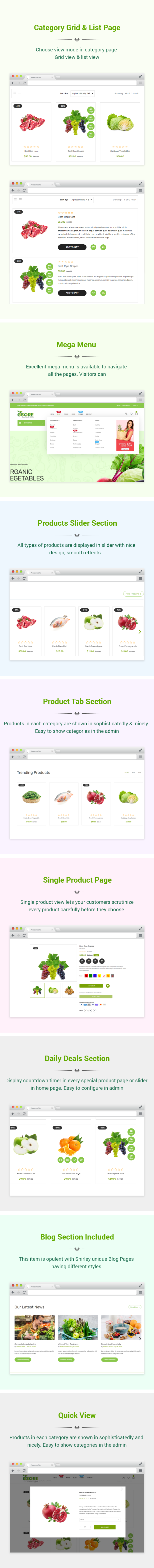 Gsore – grocery store and organic food Shopify Theme - 3