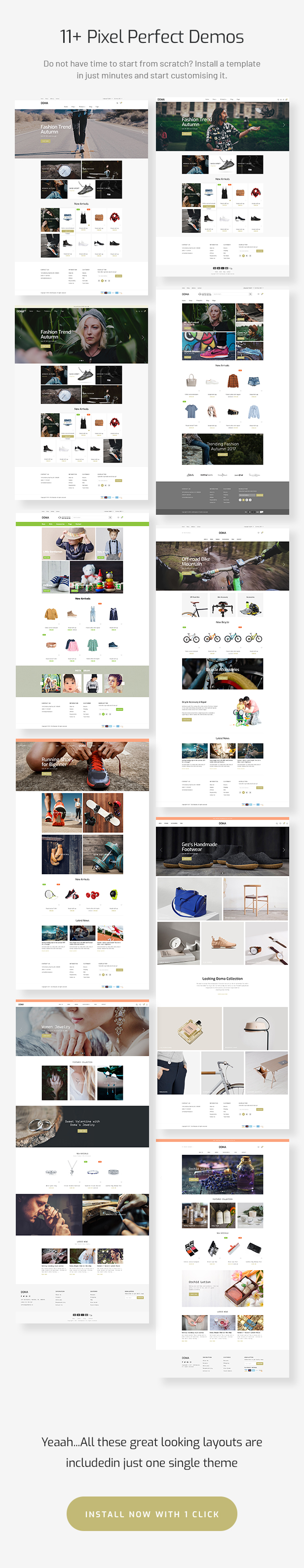 Doma - Ultimate Multi Language Shopify Ready Themes Section - 6