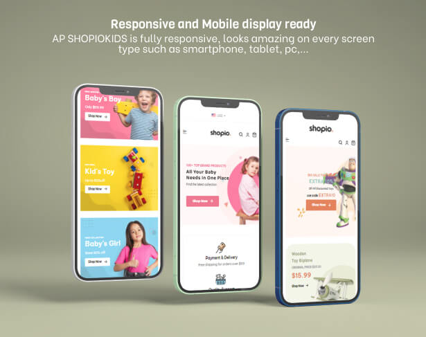 Responsive display and ready for mobile
