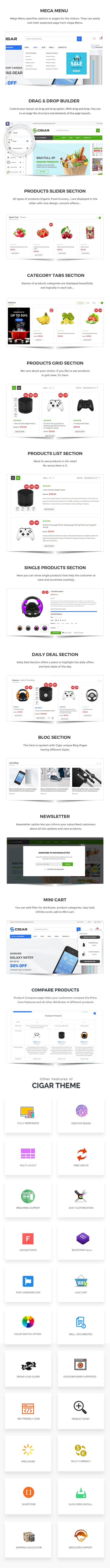 Cigar - Shopify-themed grocery and electronics store - 4