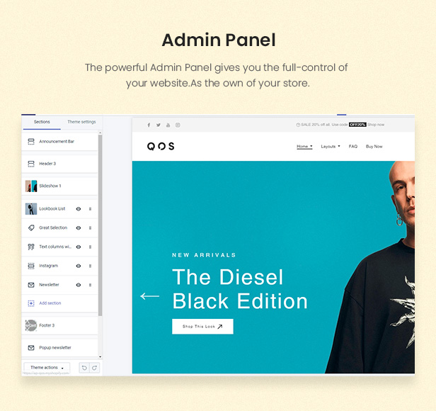 QOS - eCommerce Shopify Theme