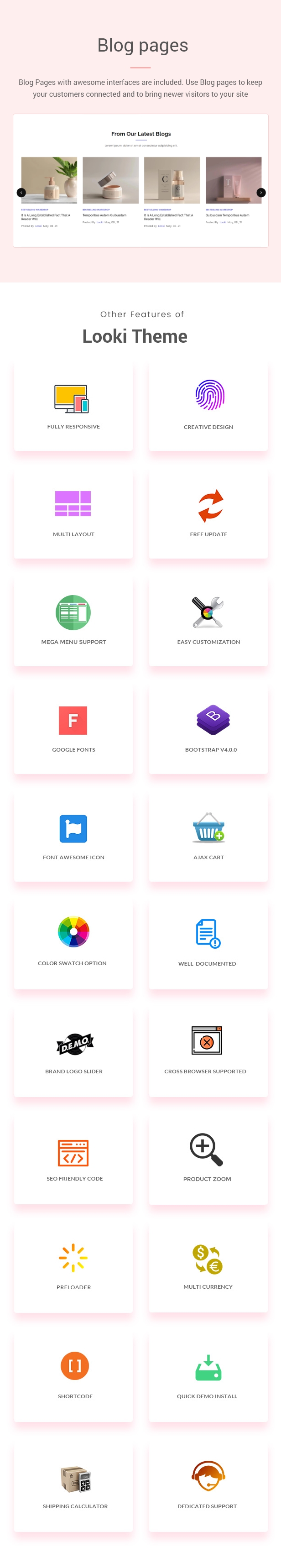Looki - Beauty and cosmetics e-commerce Shopify Theme - 4