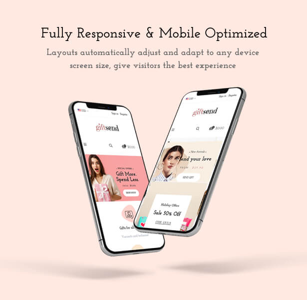 Fully responsive and mobile friendly
