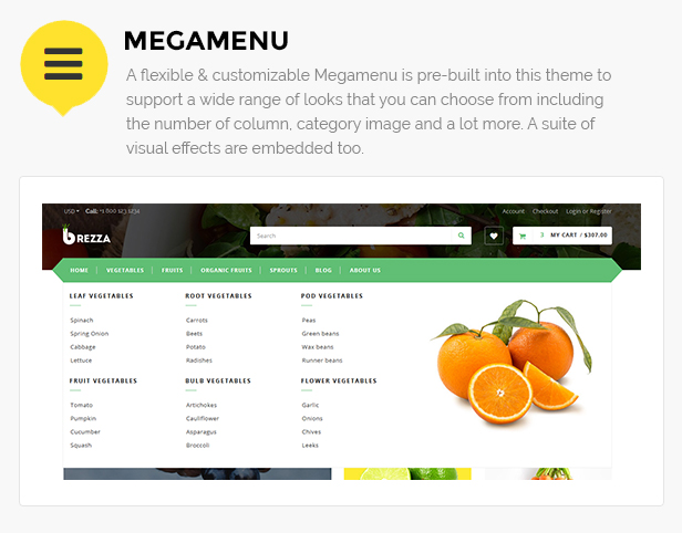 Fruit shop template