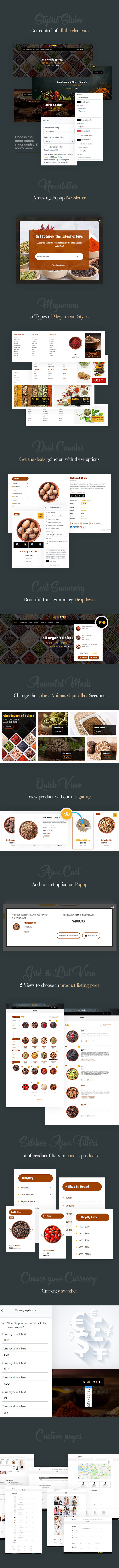 Wapi |  Spices, dried fruits and nuts Organic shop Shopify Theme - 3