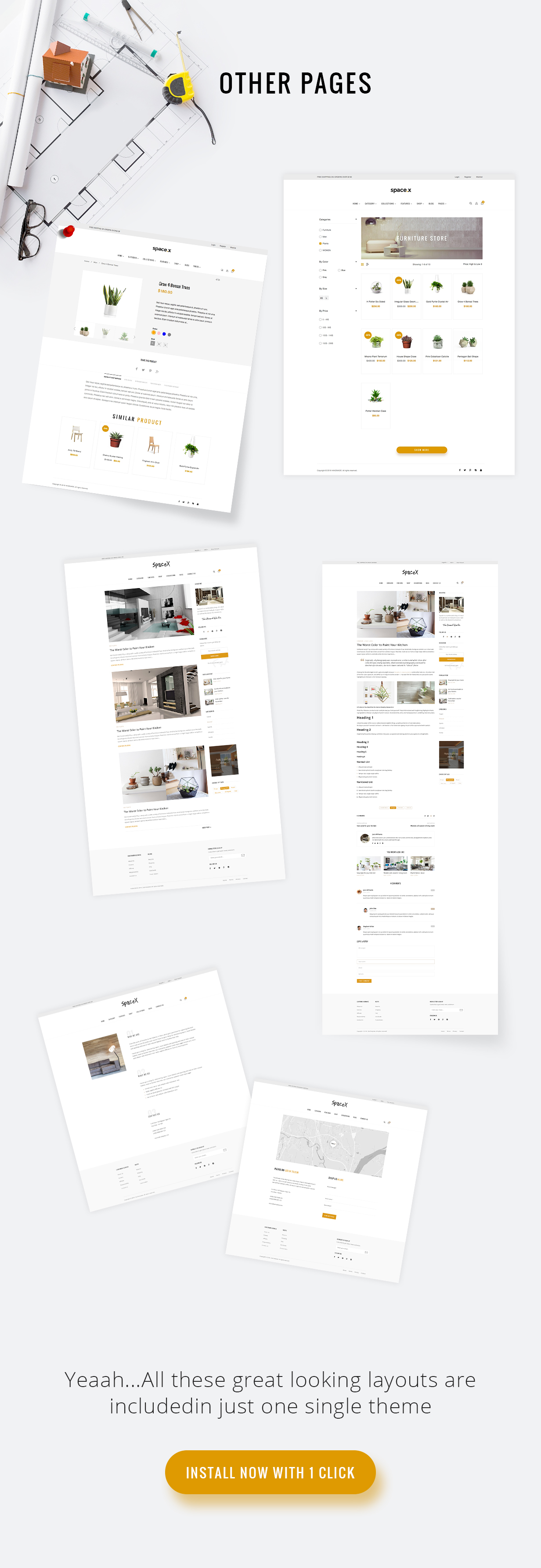 Space - Minimal Furniture Interior Design Architecture Shopify Theme - 5