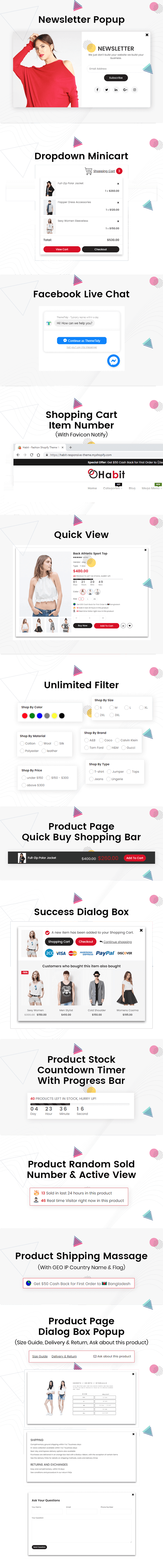 Habit - A versatile responsive fashion Shopify template