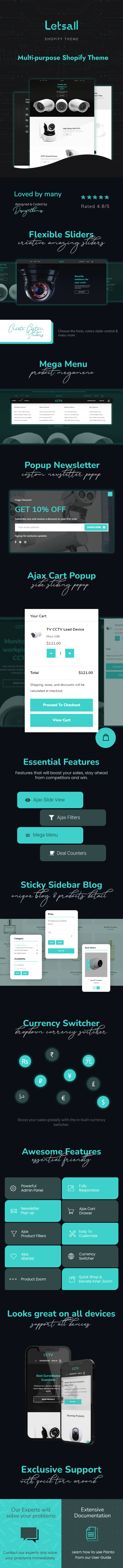 Letsall - Single Product Store Shopify Theme - 1