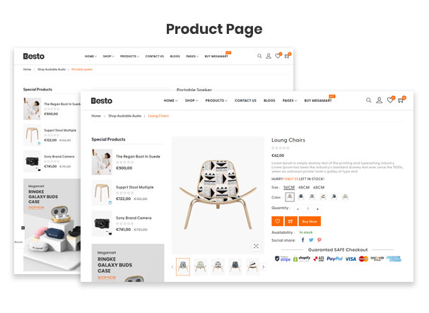 Besto - the multipurpose e-commerce theme of fashion, electronics and clothing - 4
