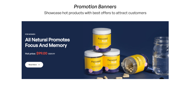 Promotional banners