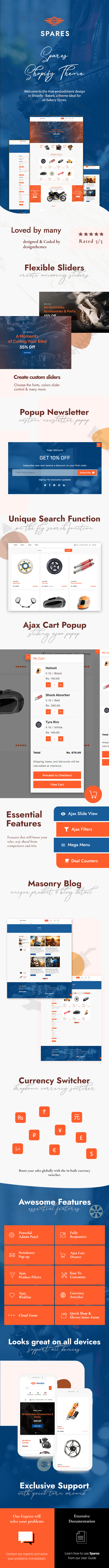 Spare parts - car, car spare parts Shopify theme - 1