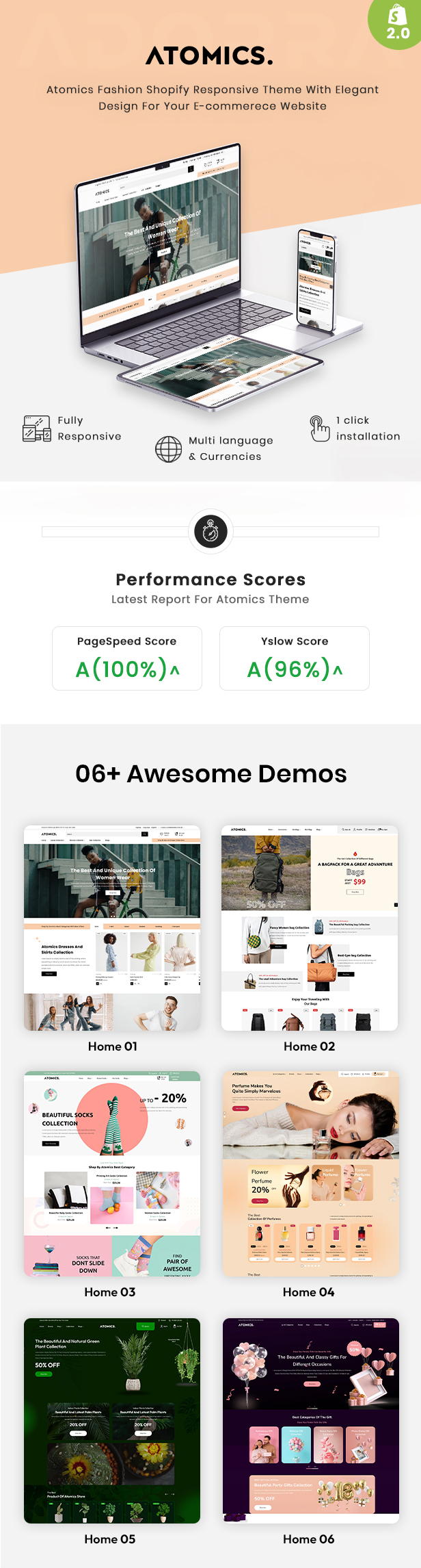 Atomics - Versatile Fashion Shopify 2.0 Theme - 2