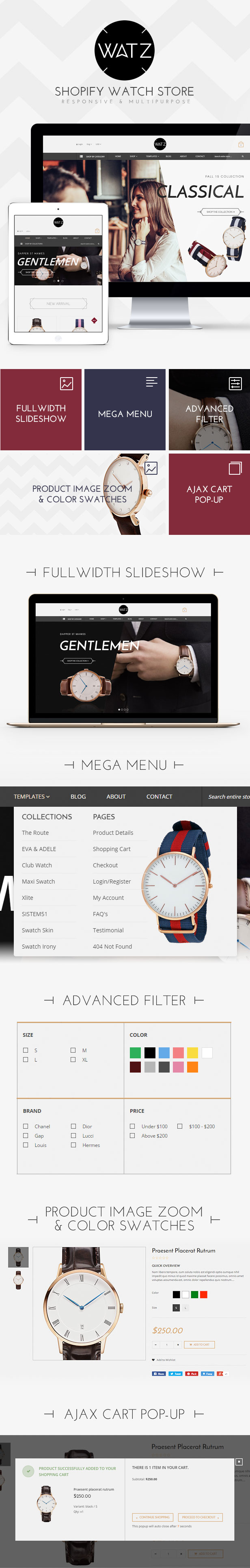 Theme Shopify - Watz