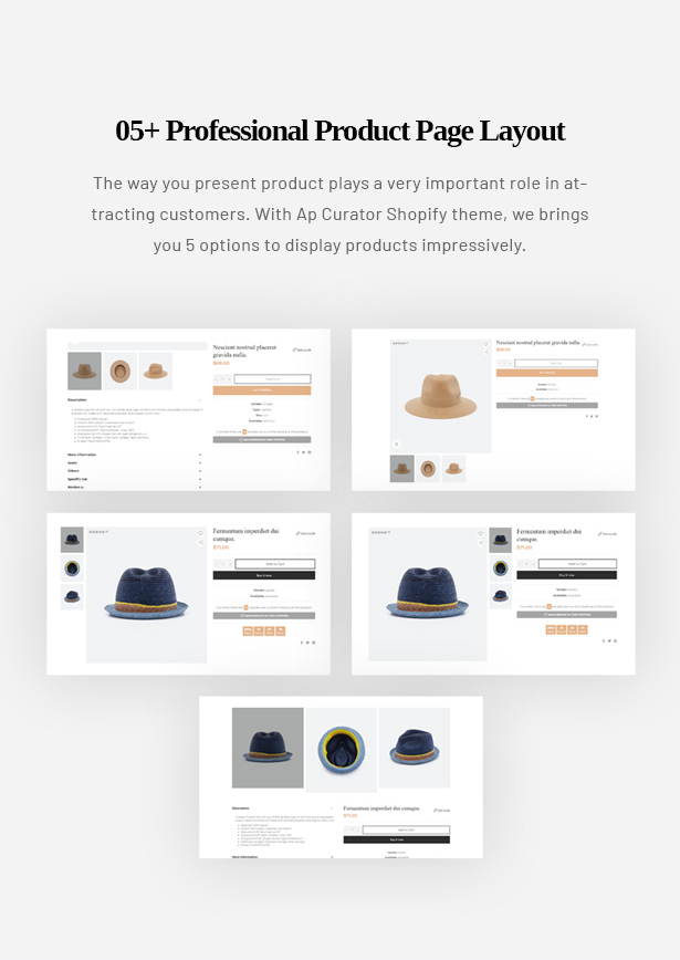 Ap Curator - A smart and stylish eCommerce Shopify kit