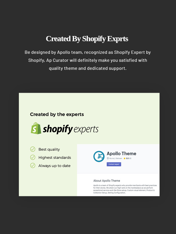 Ap Curator - A smart and stylish eCommerce Shopify kit
