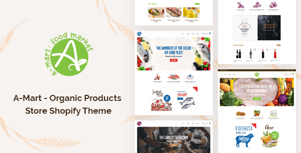 A-Mart - Organic Products Store Shopify Theme