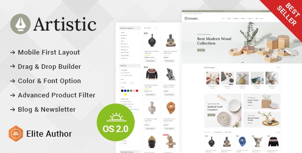 Artistic - Art & Craft Store Shopify Responsive Theme