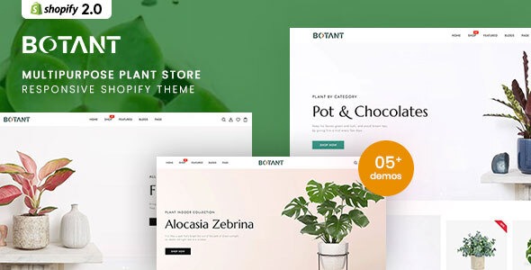 Botant - MultiPurpose Plant Store Shopify 2.0 Theme