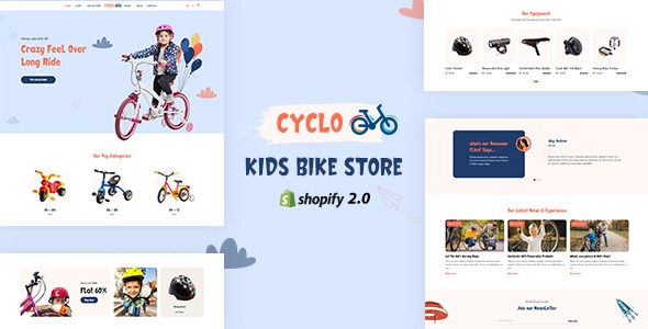 Cyclo - Shopify Kids Toys, Bicycle Store Theme