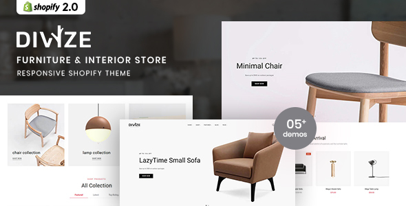 Divize - Furniture & Interior Responsive Shopify 2.0 Theme