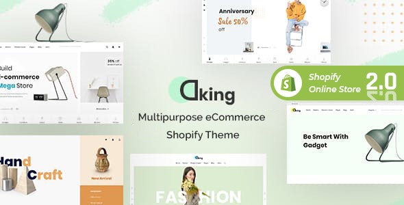Dking – Multipurpose eCommerce Shopify Theme