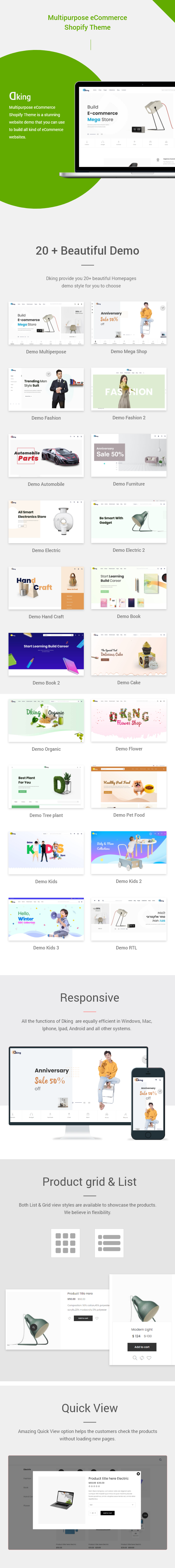 Dking – Shopify multipurpose ecommerce kit - 2
