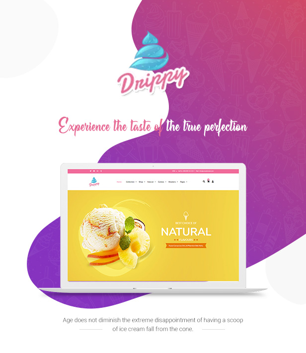 Drippy - cake shop, ice cream shop Shopify Theme - 2