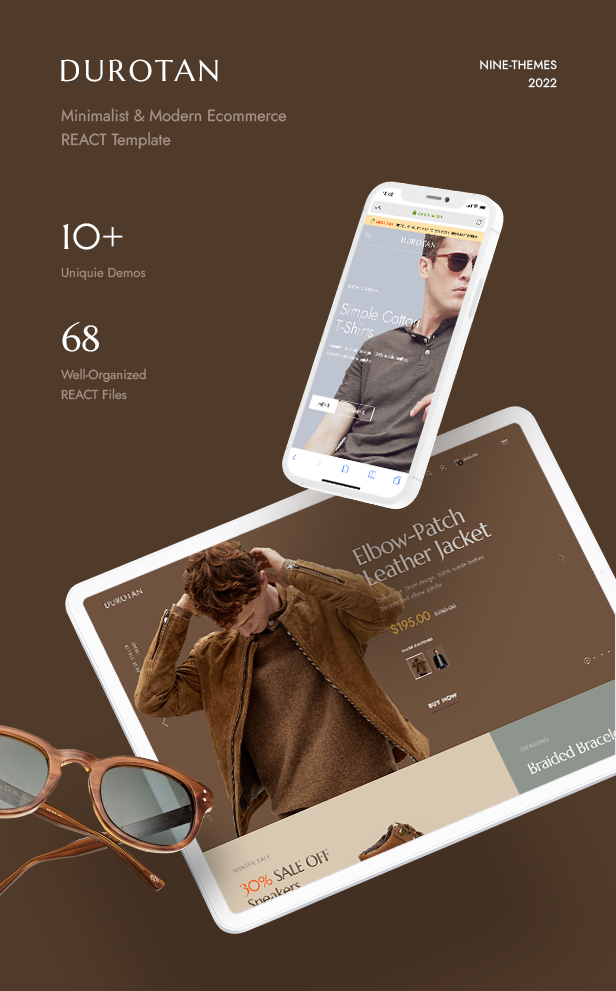 Durotan - Responsive template for minimalist and modern e-commerce - 1