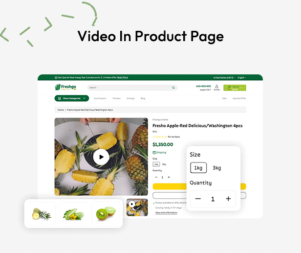 FreshGo - organic food store and Shopify supermarket - 4