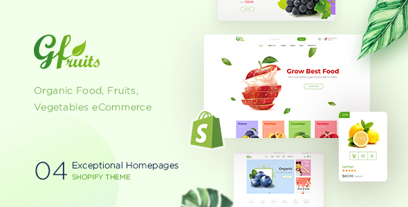 GFruits – Food eCommerce Shopify Theme