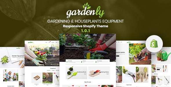Gardenly - Gardening & Houseplants Equipment Responsive Shopify Theme
