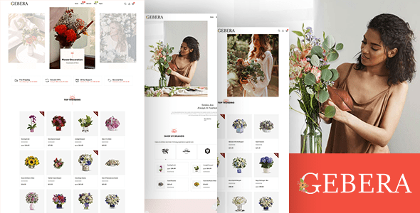 Gerbera - Florist Boutique & Decoration Store Shopify Theme