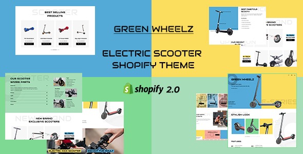 GreenWheelz - Single Product Shopify 2.0 Theme