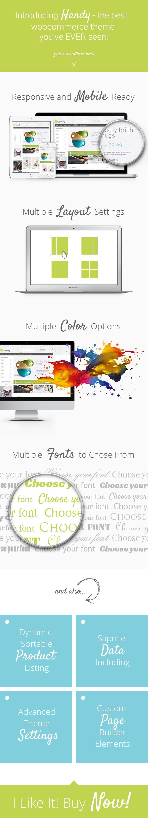 Handy - Handcrafted WordPress WooCommerce store theme