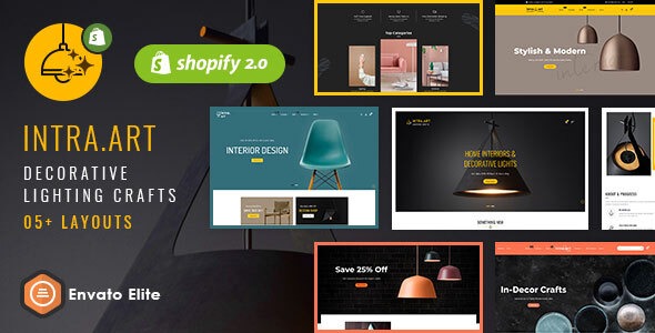 IntraArt - Multi-purpose Shopify 2.0 Furniture & Crafts Theme