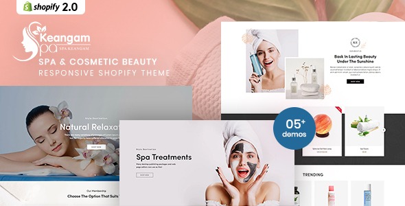 Keangam - Spa & Cosmetic Beauty Responsive Shopify Theme