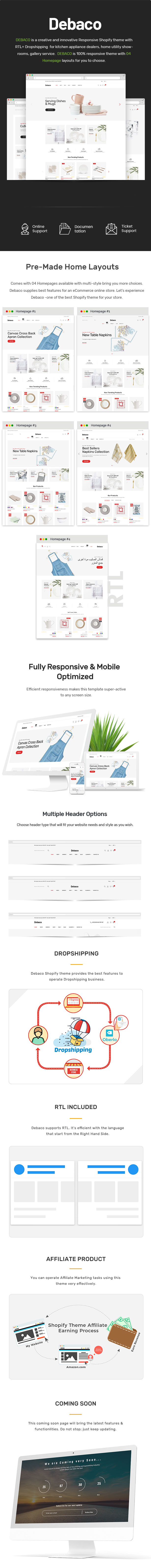 Shop for kitchen appliances Shopify Theme - Debaco - 2