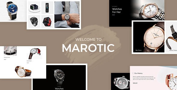 Marotic – Minimal & Clean Watch Store Shopify Theme