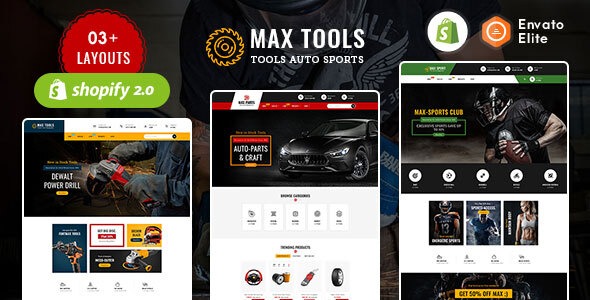 MaxTools - Shopify 2.0 Multi-Purpose Responsive Theme