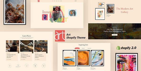 Multi Art - Shopify Art Store Theme