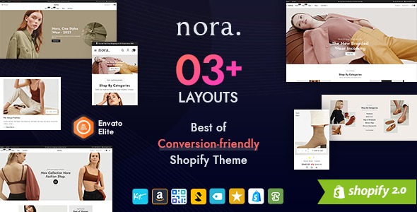 Nora - Boutique Shopify 2.0 Multi-purpose Responsive Theme