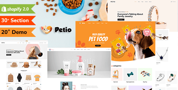 Petio - Multipurpose Shopify Sections All Pages