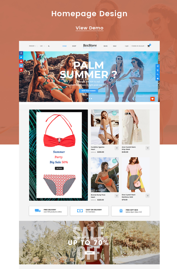 Ss RexStore - Shopify's versatile swimwear and lingerie themes