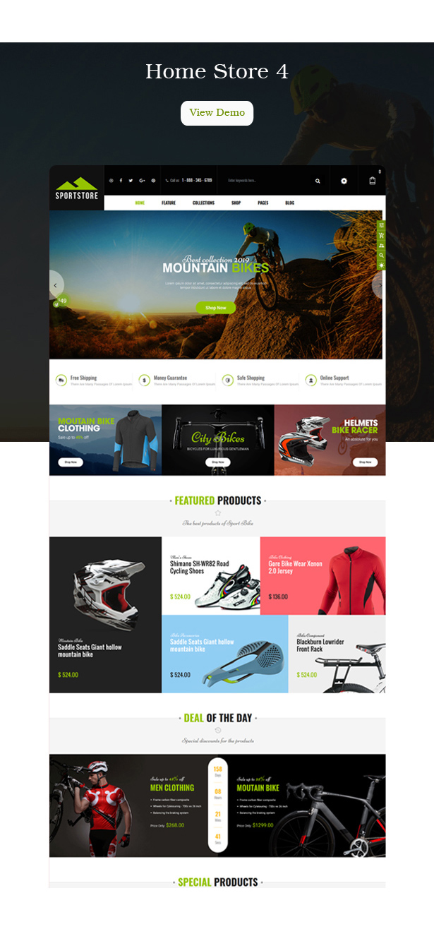 SportStore - Shopify drag and drop integrated theme