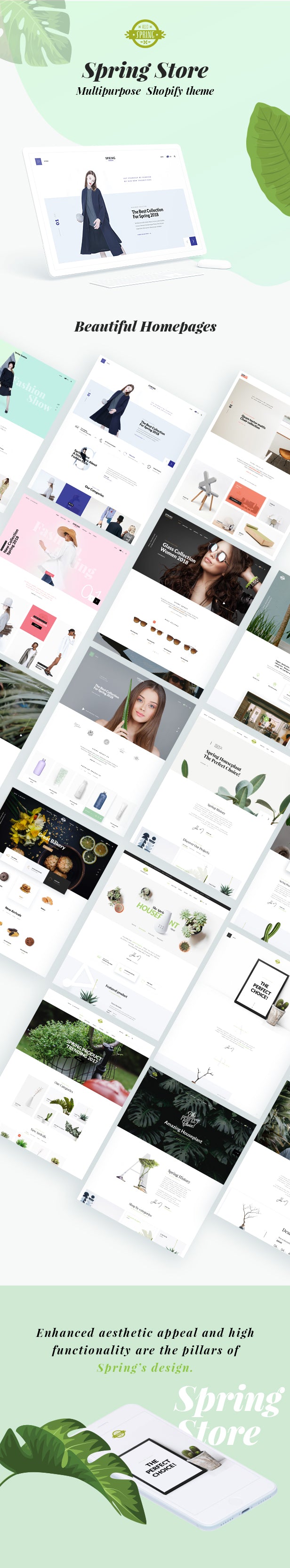 Shopify Theme Spring Features