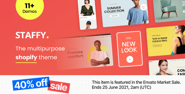 Staffy - The Responsive Multipurpose Shopify eCommerce Theme