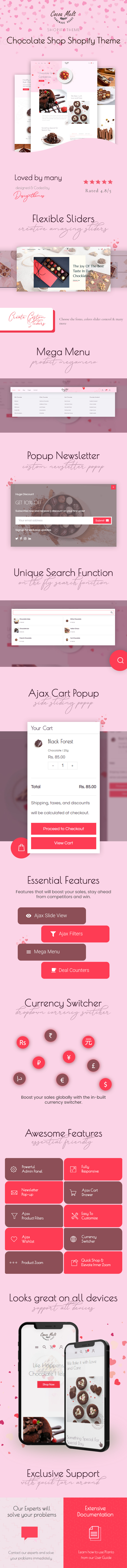 Chokee - Cakes, Sweets & Chocolate Shopify Theme - 1