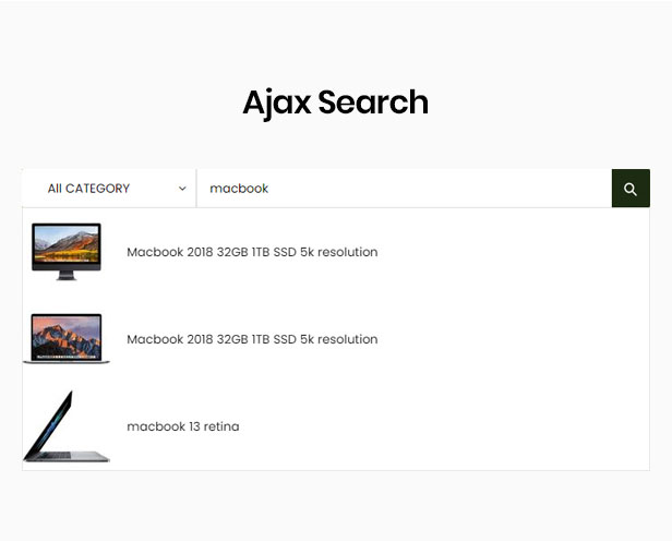 Development of shopify themes - Ajax Live Search & Filters