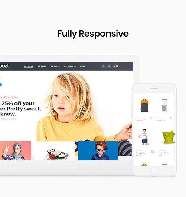 shopify theme premium - design optimized for mobile