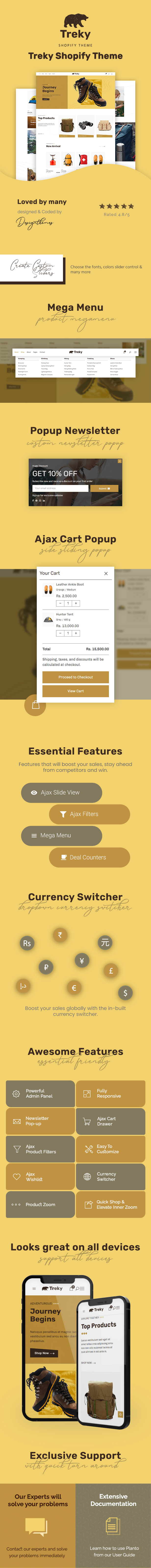 Treky - Treks and Adventures Shopify Store Theme - 1